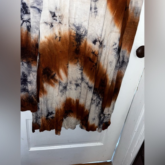 Natural Life Tie-Dye Long Sleeve Swing Dress - Picture 2 of 5